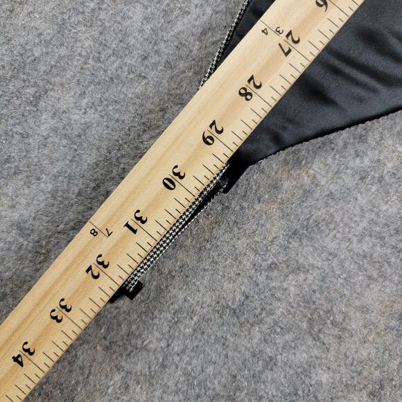 Polo Ralph Lauren Vintage Houndstooth Tuxedo Silk Cummerbund Black White S/M - Picture 5 of 9